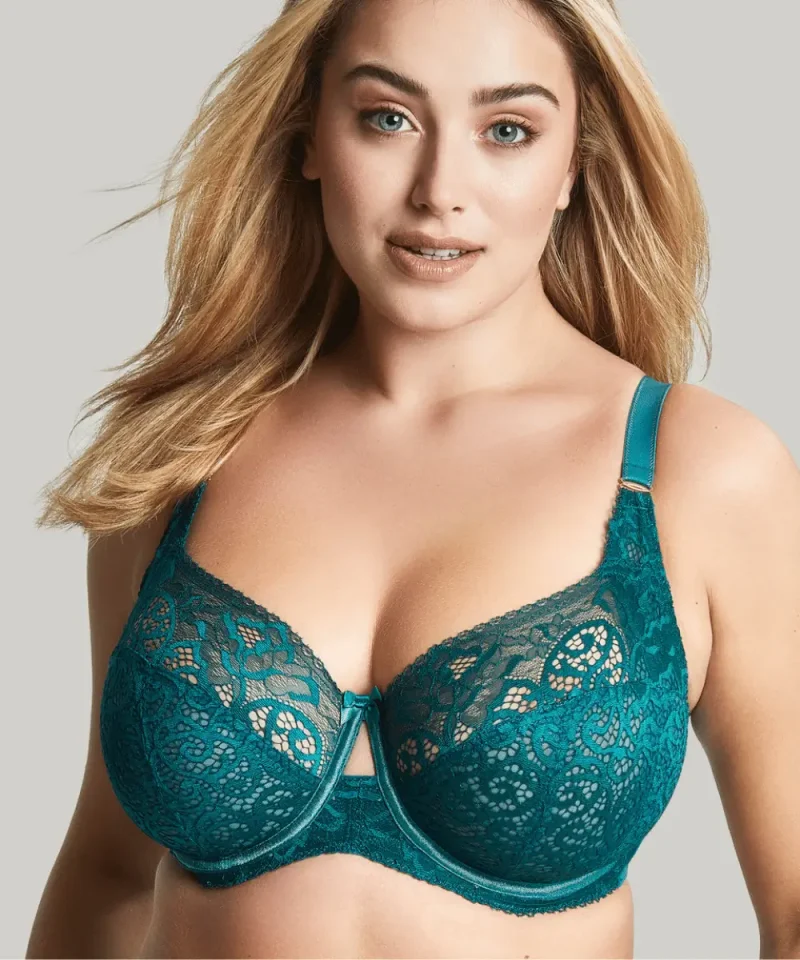 Sculptress Estel Full Cup Bra in Emerald Green