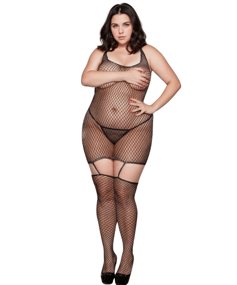 Plus Size Bodystocking